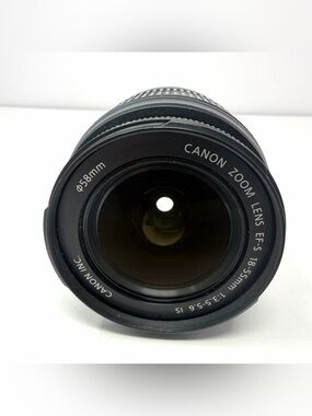 Canon Zoom Lens EF-S 18-55mm 1:3.5-5.6 IS (f/3.5-5.6) 58mm Image Stabilizer GUC